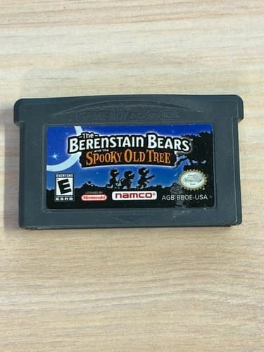 Berenstain Bears and the Spooky Old Tree (Nintendo Game Boy Advance, 2005) Cart