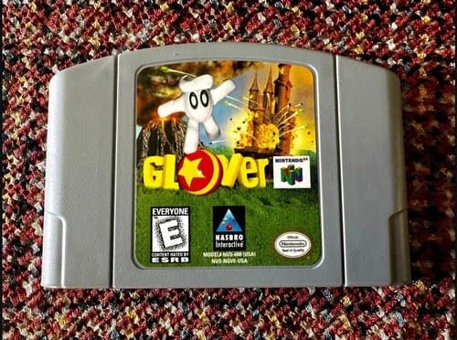 Nintendo 64 N64 Glover Cartridge 1998, Tested Working, Authentic