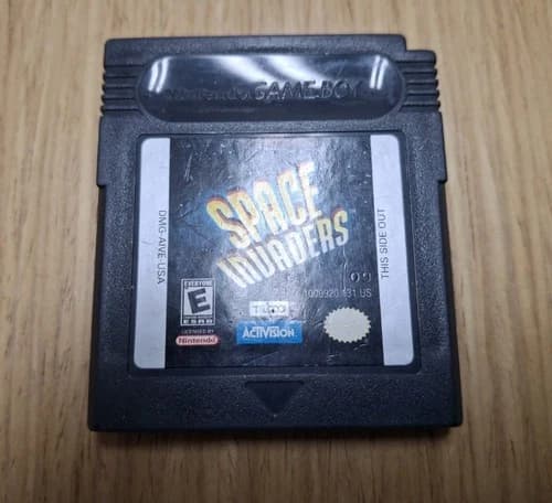 Space Invaders Nintendo GameBoy Color GB Authentic Cartridge