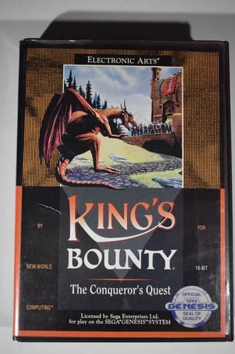 Sega Genesis - King's Bounty : The Conqueror's Quest (Tested, Complete)