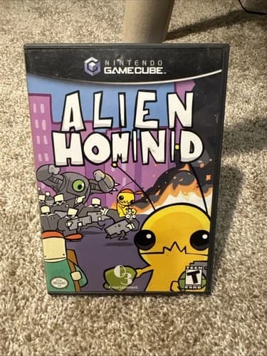 Alien Hominid (Nintendo GameCube, 2004) Complete With Manual