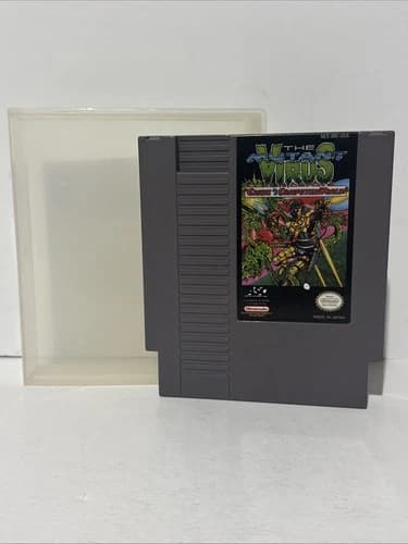 The Mutant Virus NES Nintendo w ClamshellCase - Authentic/Tested