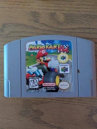 Mario Kart 64 Nintendo 64 N64 Authentic Tested Working Clean Label