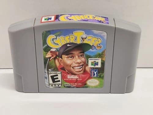 CyberTiger Nintendo 64 N64 Authentic Tested Cartridge Only