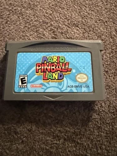 Mario Pinball Land (Nintendo Game Boy Advance, 2004) GBA Complete CIB
