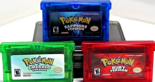 Pokemon Ruby Emerald Sapphire Trio GBA Gameboy Advance - QUICKEST SHIPPING!⚡