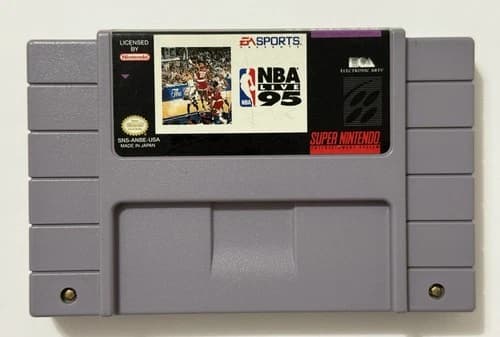NBA Live 95 - (Super Nintendo , 1994) SNES *Tested & Working*