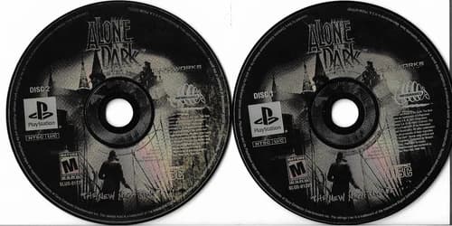 Alone in the Dark: The New Nightmare (Sony PlayStation 1) Discs Only