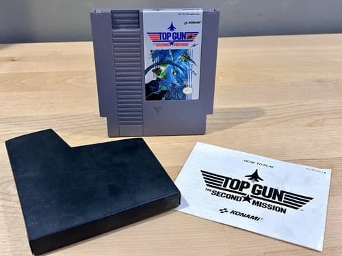 Top Gun The Second Mission (NES Nintendo Entertainment System, 1989)