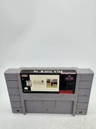 PGA Tour 96 (Super Nintendo, 1996) tested Cart Only working
