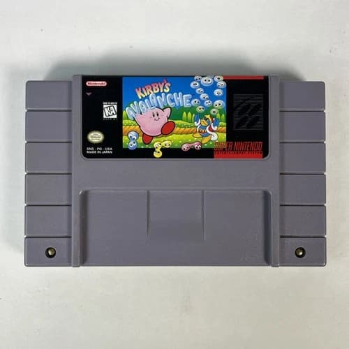 Kirby's Avalanche Super Nintendo SNES Authentic Tested Working