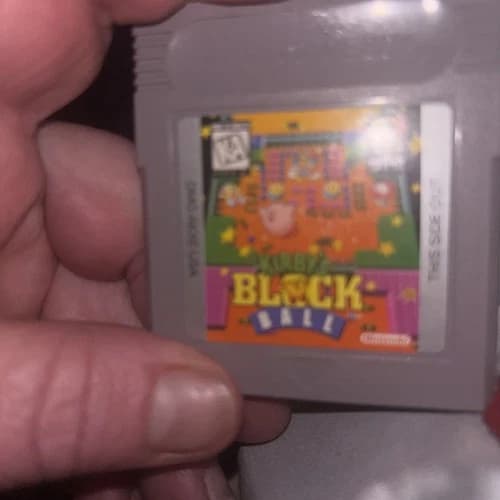 Kirby's Block Ball (Nintendo Game Boy) - Authentic - Tested