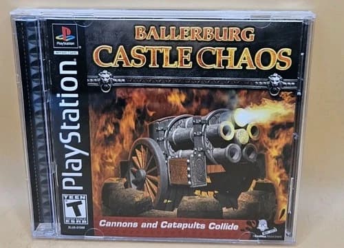 Ballerburg Castle Chaos for Sony Playstation 1 PS1 Complete Tested