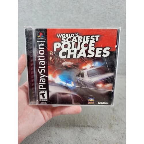 World's Scariest Police Chases Sony PlayStation 1 PS1 Activision SLUS-01165 2001