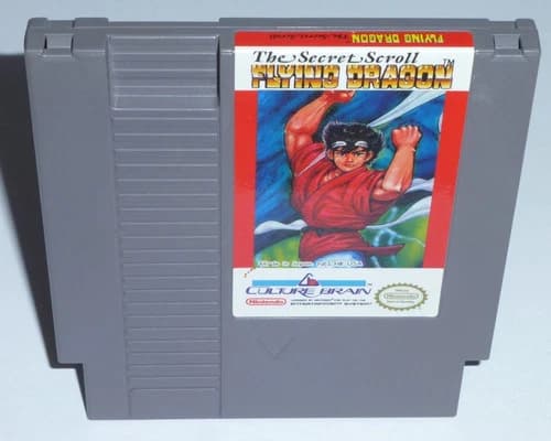 Flying Dragon the Secret Scroll (Nintendo NES Authentic) Cleaned Tested Working