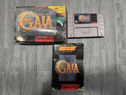 Illusion of Gaia (SNES) Super Nintendo CIB Complete 1994 RARE