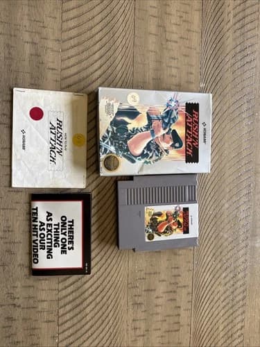 Rush'n Attack Nintendo Entertainment System 1987 Nes CIB. Tested. Staples In Man