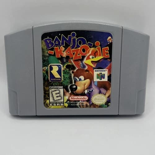 Banjo-Kazooie Nintendo 64 Game Cartridge 1998 Authentic N64, Tested Working