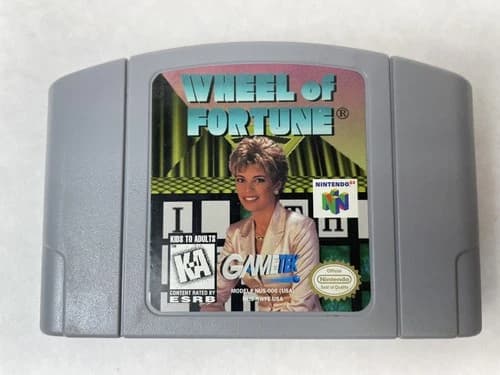 Wheel of Fortune Nintendo N64 Game