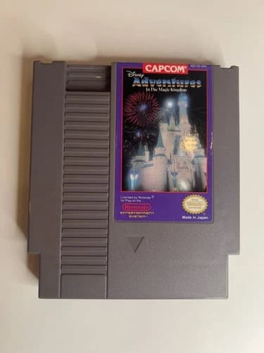 Disney Adventures in the Magic Kingdom (Nintendo NES) Authentic Cartridge Only