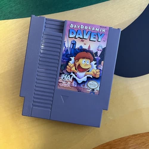 Day Dreamin Davey (Nintendo Entertainment System NES) Authentic Cartridge Only