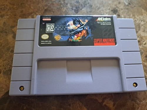 Batman Forever Super Nintendo SNES Authentic Working Free Fast Shipping