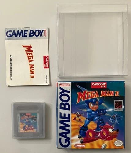 Mega Man II (with box and manual) Game Boy 1991 Capcom
