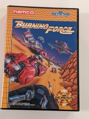 Burning Force -- Sega Genesis -- Namco -- Classic Action Game
