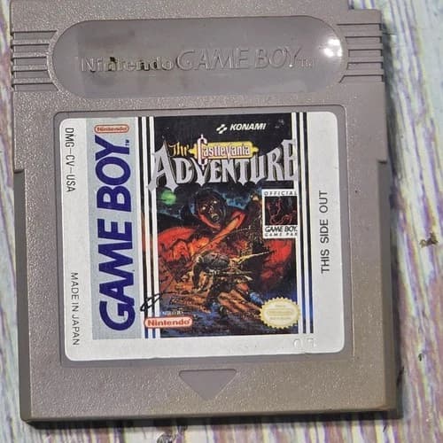 The Castlevania Adventure - Nintendo Gameboy GB Original Authentic & Tested