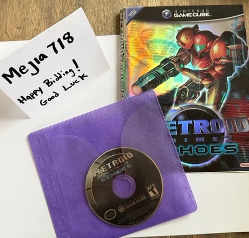 Metroid Prime 2: Echoes (Nintendo GameCube, 2004) disc only