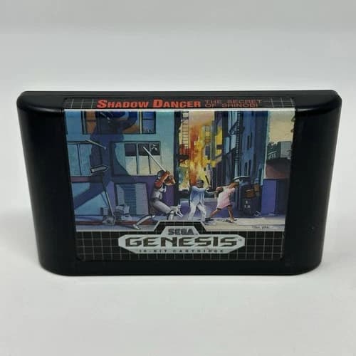 Shadow Dancer The Secret of Shinobi (Sega Genesis, 1989) Cartridge Only - Clean!