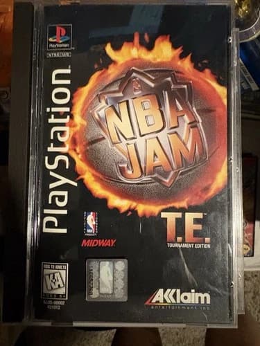NBA Jam T.E. Tournament Edition PlayStation 1 PS1 Long Box CIB Complete In Box