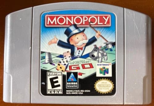Monopoly - Nintendo 64 N64 - cartridge