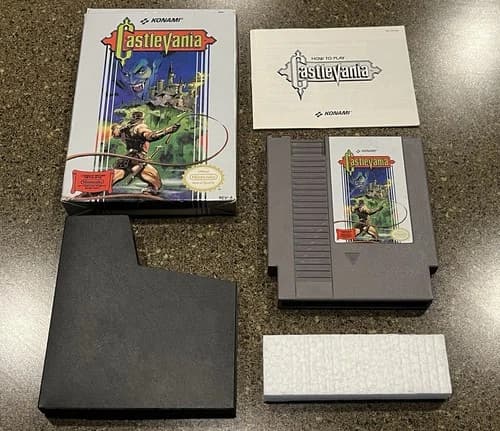 Castlevania (Nintendo NES, 1987) Complete CIB Oval SOQ