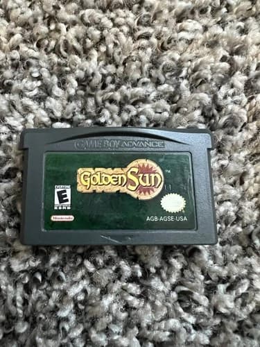 Golden Sun (Nintendo Game Boy Advance, 2001) - TESTED