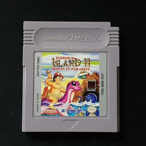 Adventure Island 2 Aliens In Paradise Gameboy Authentic Tested Nintendo