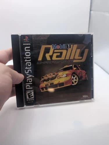 Mobil 1 Rally Championship Playstation 1 PS1 Complete in Box
