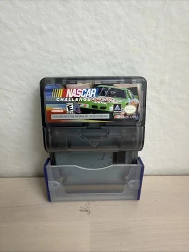 NASCAR Challenge w/ Rumble Nintendo Game Boy Color GBC Tested Great Condition