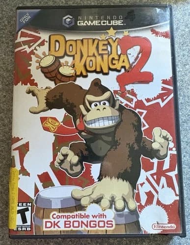 Nintendo GameCube Donkey Konga 2 Game (2005)