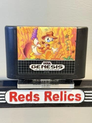 QuackShot Starring Donald Duck (Sega Genesis, 1991) Cartridge Only - Very Good