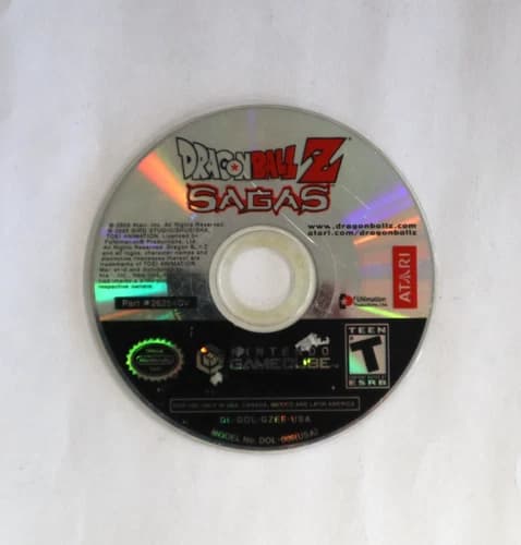 Dragon Ball Z: Sagas (Nintendo GameCube, 2005) - Disc Only