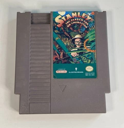 Stanley The Search for Dr. Livingston (Nintendo NES, 1985) Authentic Tested