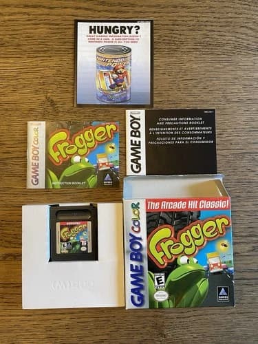 Frogger (Nintendo Game Boy Color, 1998) CIB COMPLETE IN BOX - VERY GOOD COND