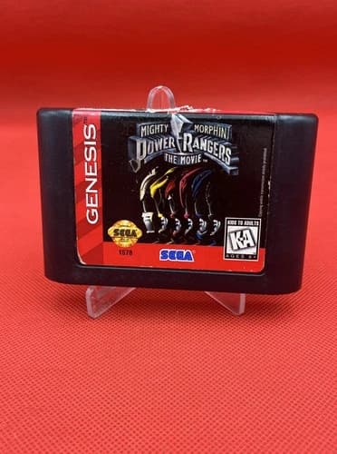 Mighty Morphin Power Rangers: The Movie (Sega Genesis, 1995) Tested Authentic