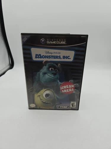 Monsters Inc. Scream Arena Nintendo GameCube Video Game CIB