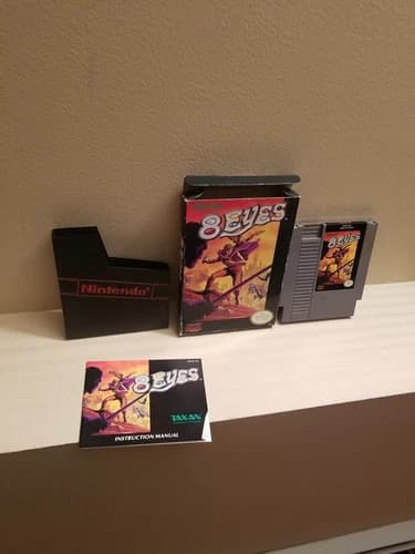 8 Eyes NES CIB With Styrofoam, Box, Manual Game ✅🔥 nintendo