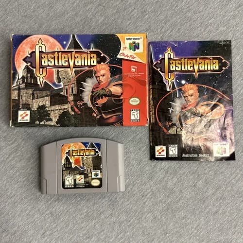 Castlevania (Nintendo 64, 1999) N64 Complete w/ Manual