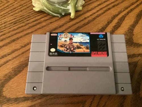 Super Conflict SNES Super Nintendo Desert Storm Era RTS Strategy Game Very Cool