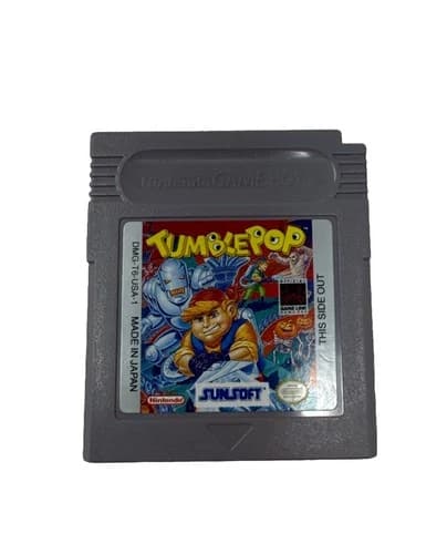 TUMBLE POP Game Boy NINTENDO TumblePop GAMEBOY Authentic GB - TESTED & WORKING