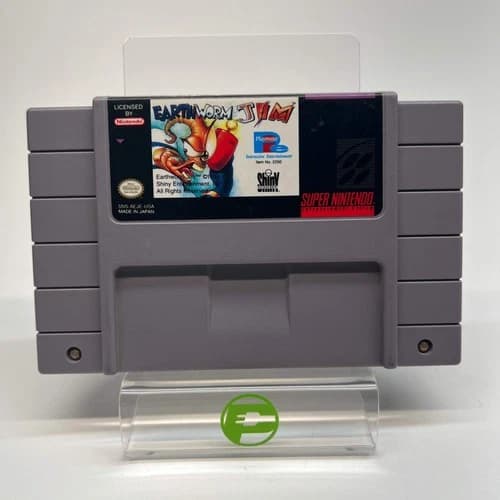 Earthworm Jim (Super Nintendo SNES, 1994) Cartridge Only